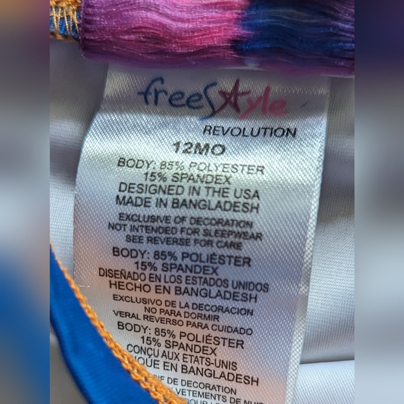 Swim trunks and swim shirt size 12 months Shark design - Picture 3 of 3